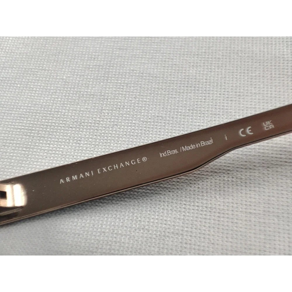 Armani Exchange AX 3104 8160 Frosted White Rose Gold Eyeglass Frames‎ 53-19-140